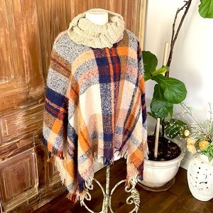 World Market women’s sweater poncho